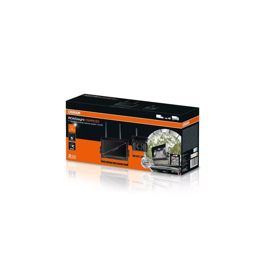 Osram - Stražnja kamera ROADSIGHT OWRCS7 Full HD 1080p 12/24V IP67