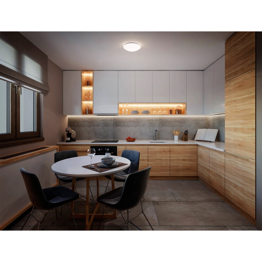 Osram - Stropna svjetiljka CEILING ESSENTIAL 1xE27/25W/230V, promjer 25 cm, bijela