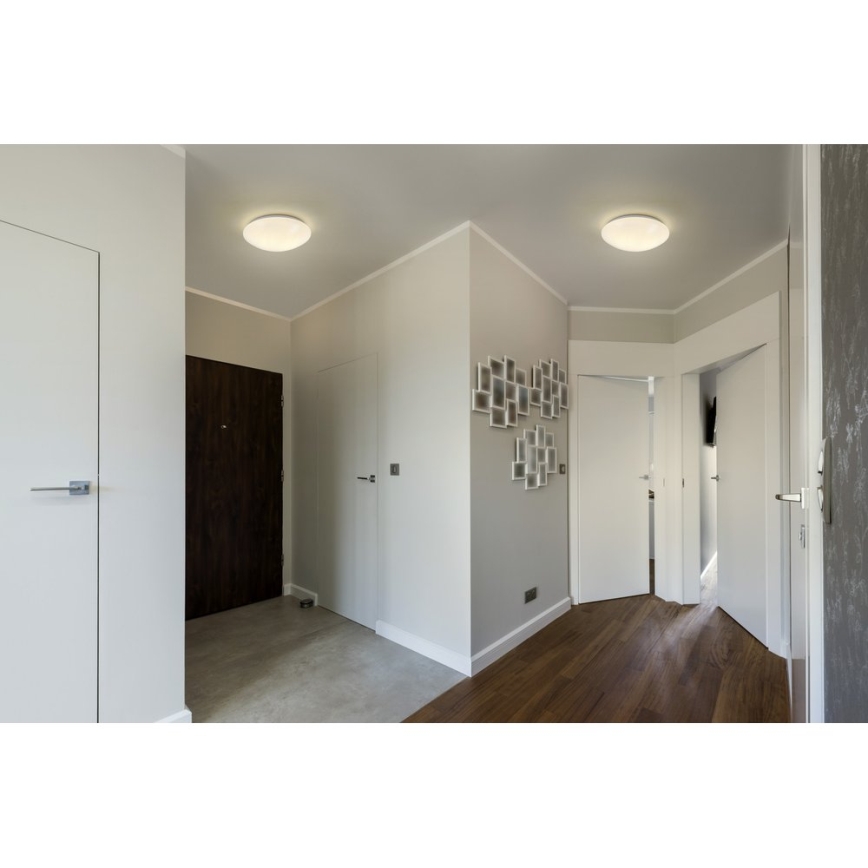 Osram - stropna svjetiljka CEILING ESSENTIAL 2xE27/25W/230V, promjer 35 cm, bijela