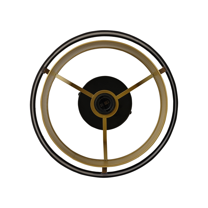 Osram - Stropna svjetiljka DECOR HORNET 1xE27/10W/230V Ø 30 cm crna/zlatna