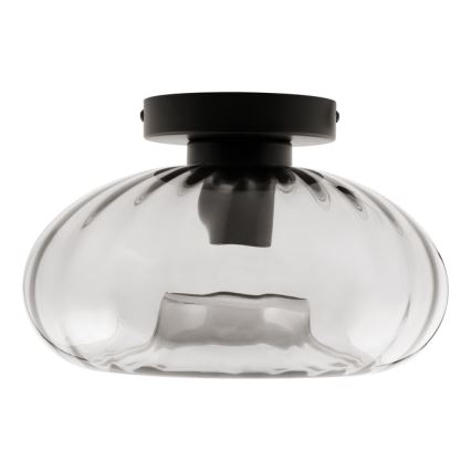 Osram - Stropna svjetiljka DECOR SMOKE 1xE27/12W/230V Ø 28 cm crna/zadimljeno-siva