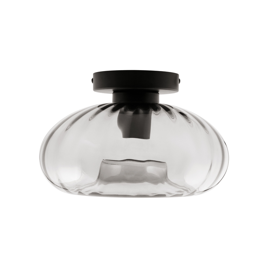 Osram - Stropna svjetiljka DECOR SMOKE 1xE27/12W/230V Ø 28 cm crna/zadimljeno-siva