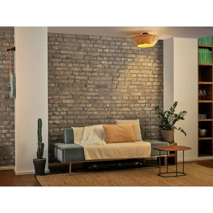 Osram - Stropna svjetiljka DECOR STRIPES 1xE27/10W/230V Ø 40,5 cm bež