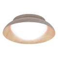 Osram - Stropna svjetiljka ORBIS MILAN 2xE27/10W/230V promjer 30,5 cm, drveni dekor