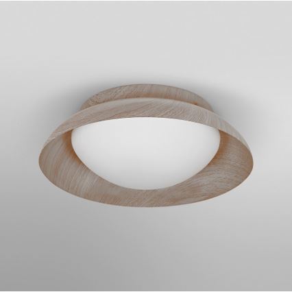 Osram - Stropna svjetiljka ORBIS MILAN 2xE27/10W/230V promjer 30,5 cm, drveni dekor