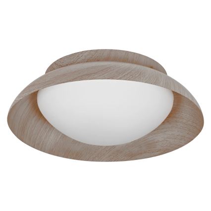 Osram - Stropna svjetiljka ORBIS MILAN 2xE27/10W/230V promjer 30,5 cm, drveni dekor