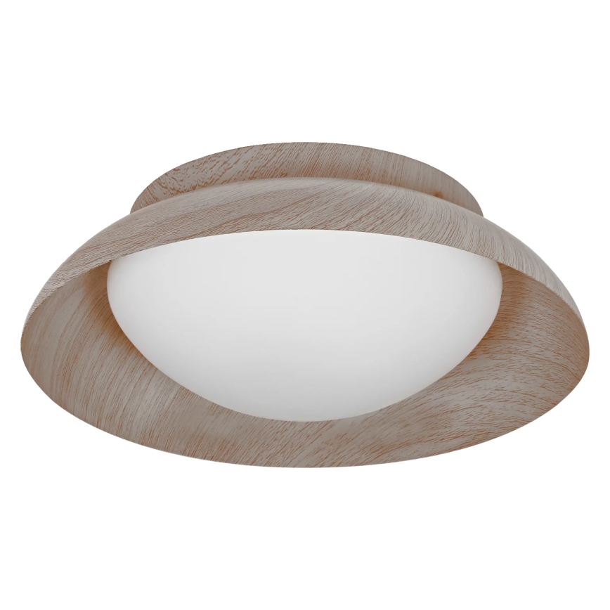 Osram - Stropna svjetiljka ORBIS MILAN 2xE27/10W/230V promjer 30,5 cm, drveni dekor