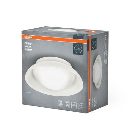 Osram - Stropna svjetiljka ORBIS MILAN 2xE27/10W/230V promjer 30,5 cm smeđa