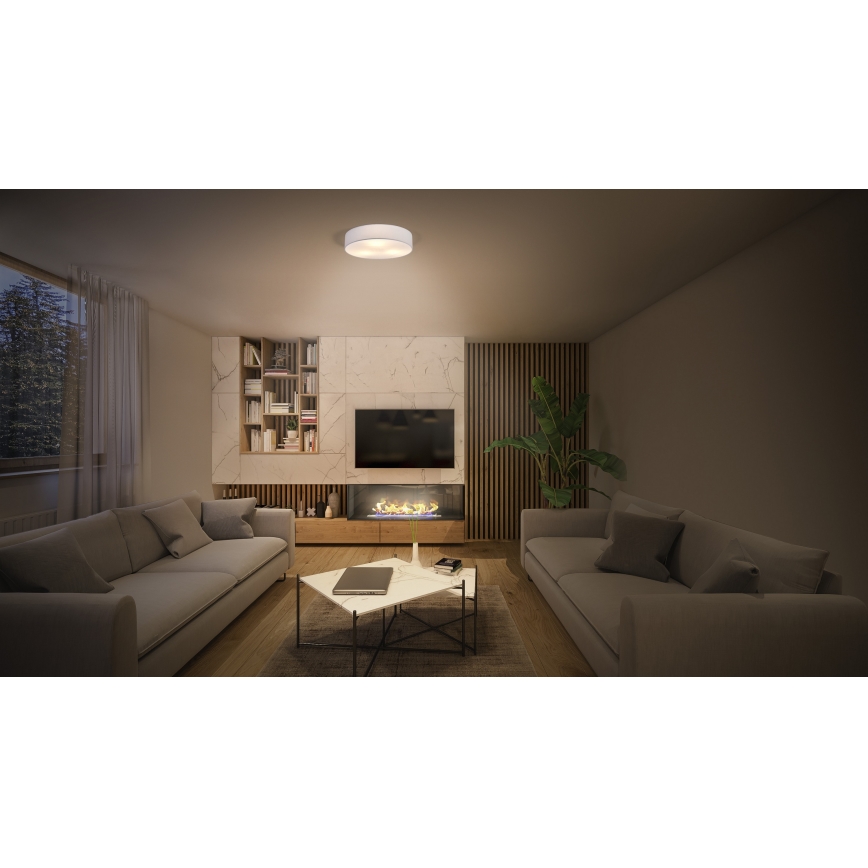 Osram - Stropna svjetiljka ORBIS PARIS 2xE27/25W/230V promjer 40 cm bijela