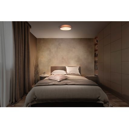 Osram - Stropna svjetiljka ORBIS PARIS 3xE27/15W/230V Ø 48 cm smeđa