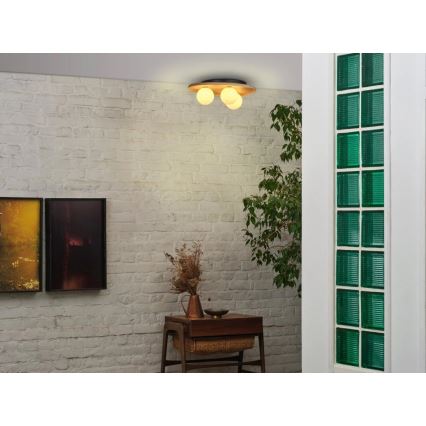 Osram - Stropna svjetiljka WOOD NEST 3xG9/5W/230V kaučukovo drvo