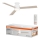 Osram - stropni ventilator s LED i mogućnošću prigušivanja BLADE LED/18W/230V 3000/4000/6000K + daljinski upravljač
