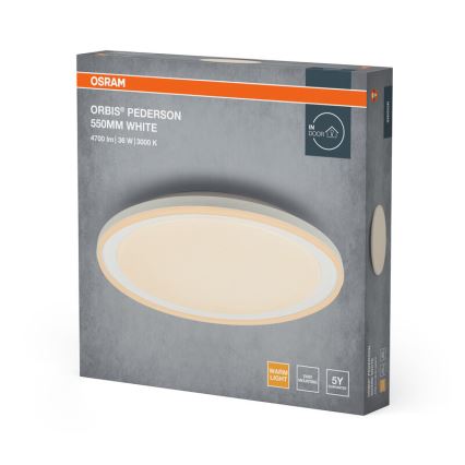 Osram - stropno LED svjetlo ORBIS PEDERSON LED/36W/230V Ø 55 cm bijelo