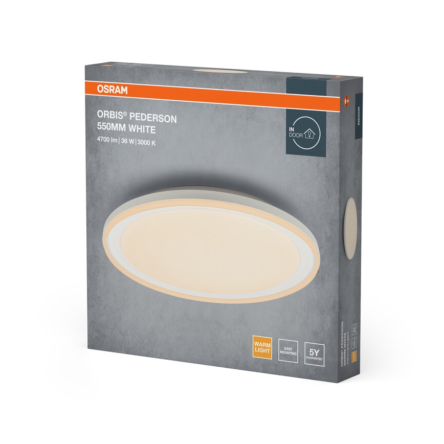 Osram - stropno LED svjetlo ORBIS PEDERSON LED/36W/230V Ø 55 cm bijelo