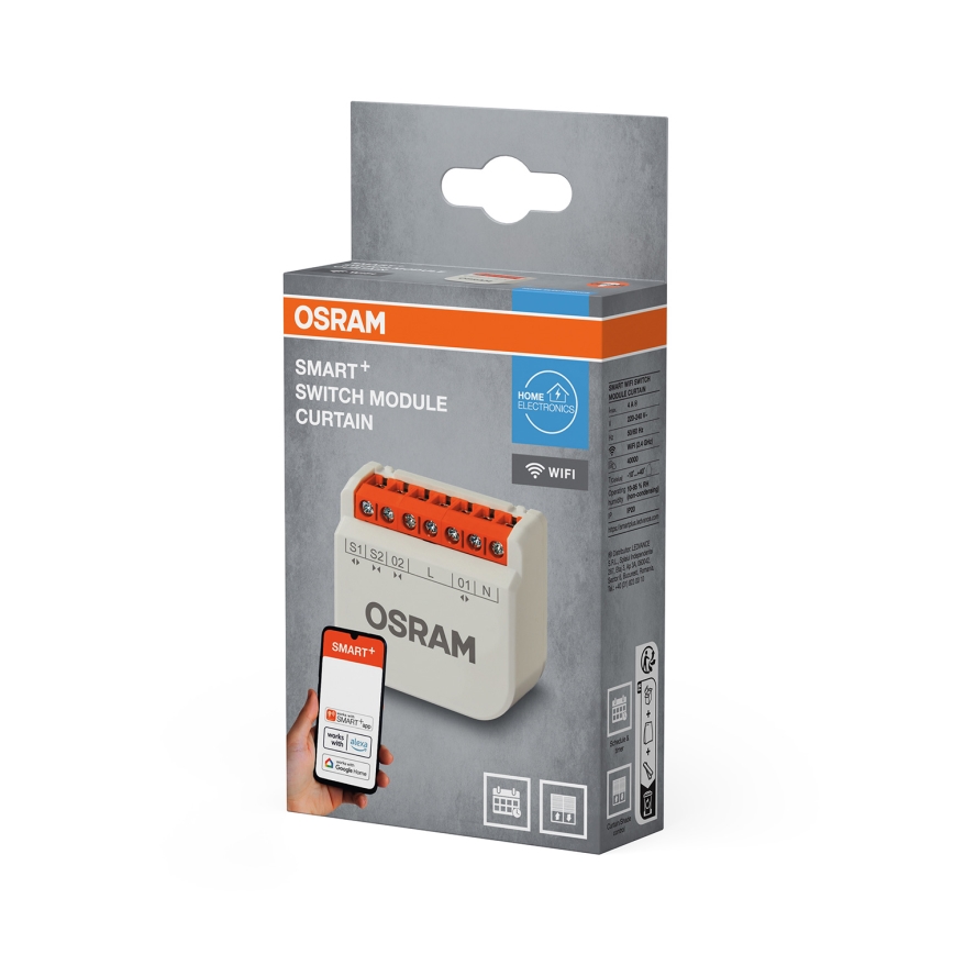 Osram - Upravljački modul (aktuator) za žaluzine, rolete i zavjese SMART+ 230V Wi-Fi