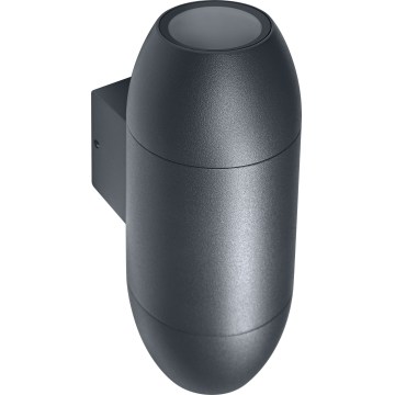 Osram - Vanjska zidna svjetiljka CANNON 2xGU10/35W/230V IP44 antracit