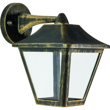 Osram - Vanjska zidna svjetiljka TRADITION DOWN 1xE27/60W/230V IP44 patina/zlatna