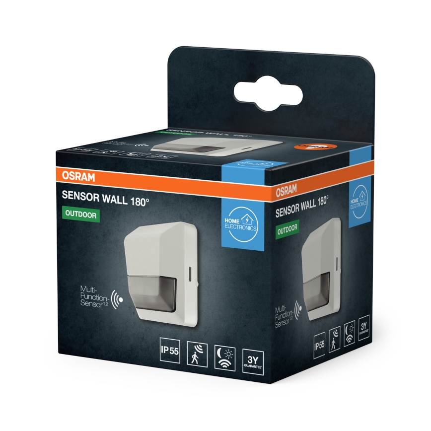 Osram - Vanjski infracrveni senzor pokreta 230 V IP55 bijeli