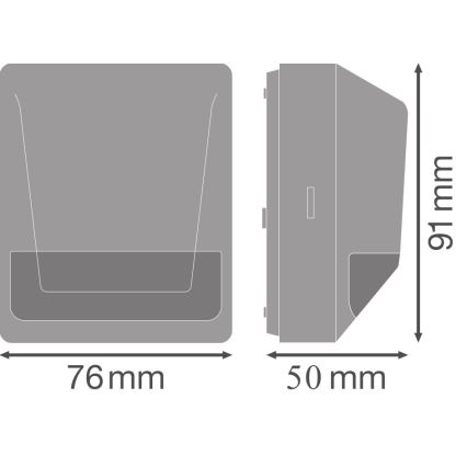 Osram - Vanjski infracrveni senzor pokreta 230 V IP55 bijeli