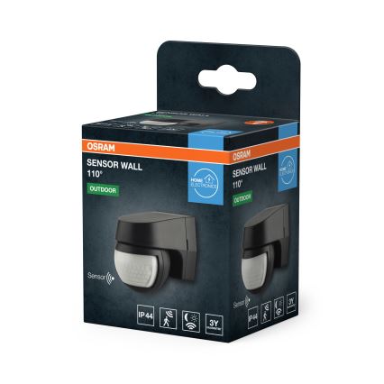 Osram - Vanjski infracrveni senzor pokreta 230V IP44 crni