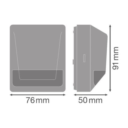 Osram - Vanjski infracrveni senzor pokreta 230V IP55 antracit