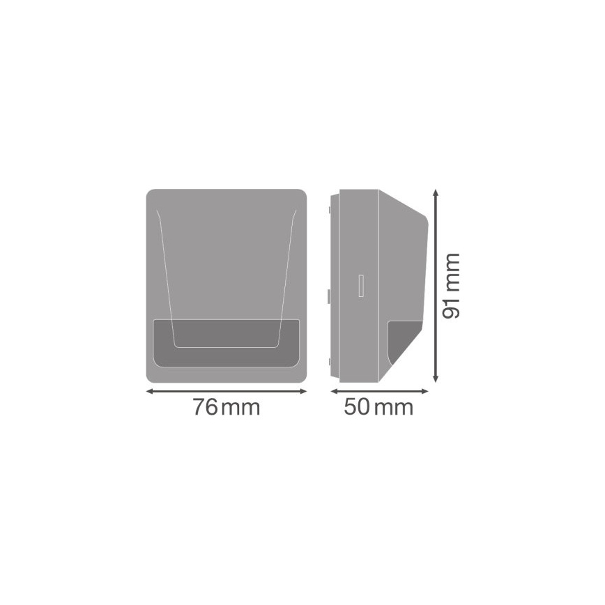Osram - Vanjski infracrveni senzor pokreta 230V IP55 antracit