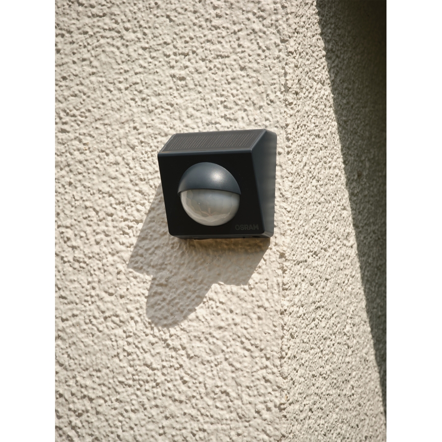 Osram - Vanjski solarni senzor pokreta SMART+ 3,7 V antracit IP65 Wi-Fi 800 mAh