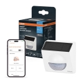 Osram - Vanjski solarni senzor pokreta SMART+ 3,7V bijeli IP65 Wi-Fi 800 mAh