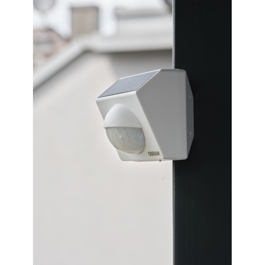 Osram - Vanjski solarni senzor pokreta SMART+ 3,7V bijeli IP65 Wi-Fi 800 mAh
