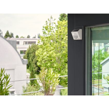Osram - Vanjski solarni senzor pokreta SMART+ 3,7V bijeli IP65 Wi-Fi 800 mAh