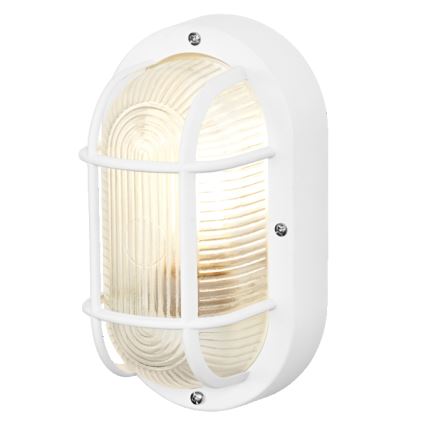 Osram - Vanjsko zidno svjetilo BULKHEAD 1xE27/10W/230V IP54 bijela