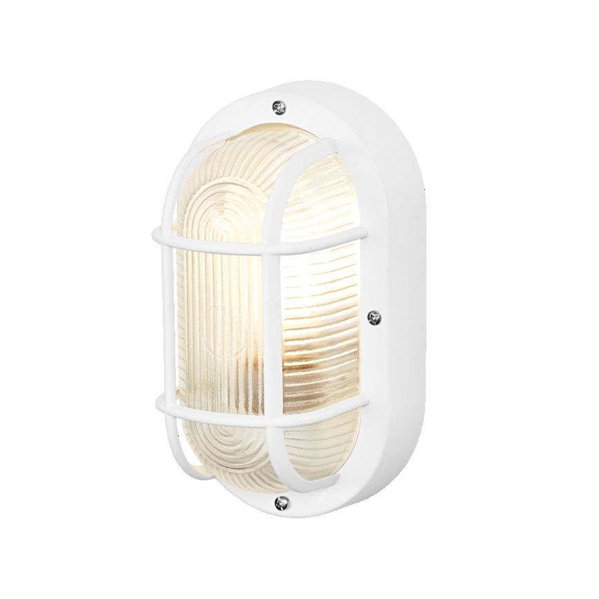 Osram - Vanjsko zidno svjetilo BULKHEAD 1xE27/10W/230V IP54 bijela