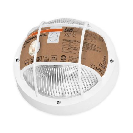 Osram - Vanjsko zidno svjetlo BULKHEAD 1xE27/10W/230V, promjer 19 cm, IP54, bijela
