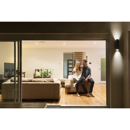 Osram - Vanjska zidna svjetiljka CANNON 2xGU10/35W/230V IP44 antracit