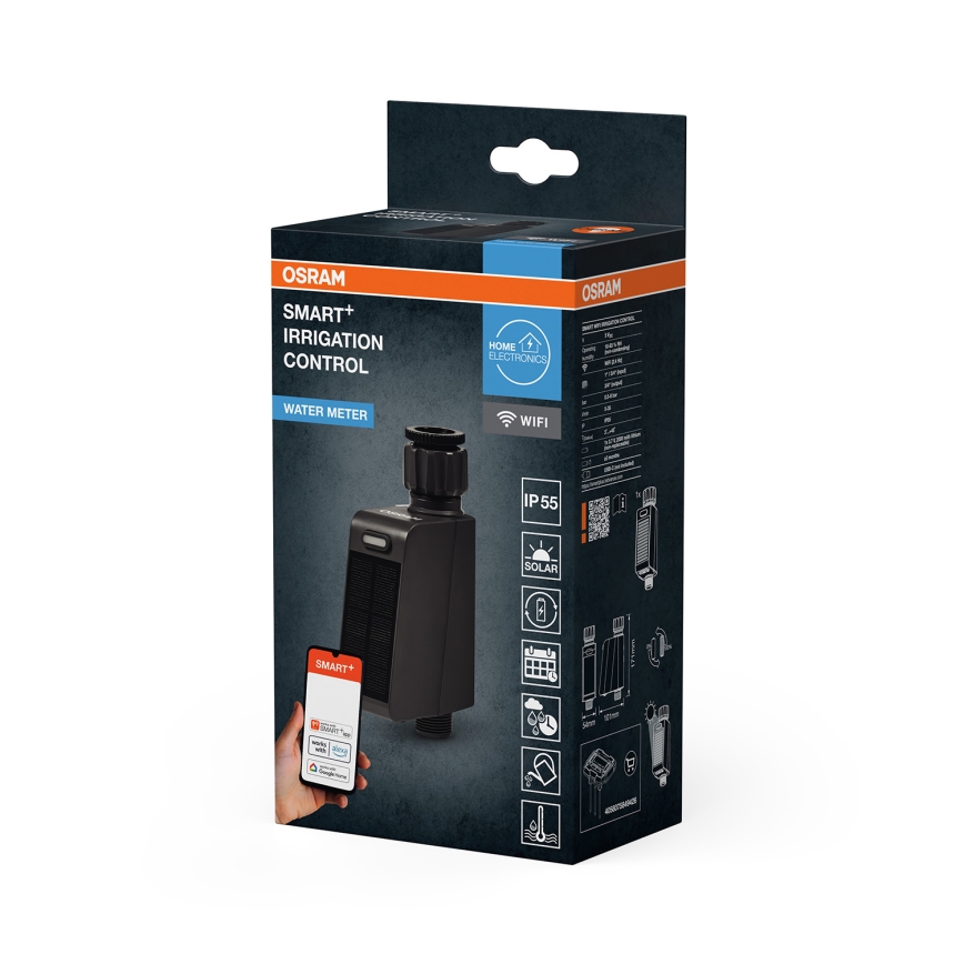 Osram - ventil za navodnjavanje sa solarnim panelom SMART+ IP55 Wi-Fi