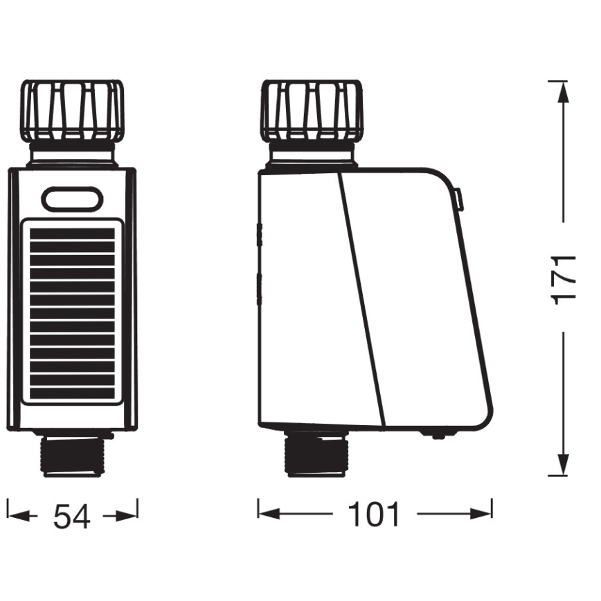 Osram - ventil za navodnjavanje sa solarnim panelom SMART+ IP55 Wi-Fi