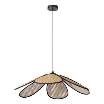 Osram - Visilica na kabelu DECOR RATTAN 1xE27/15W/230V Ø 69 cm bež/crna
