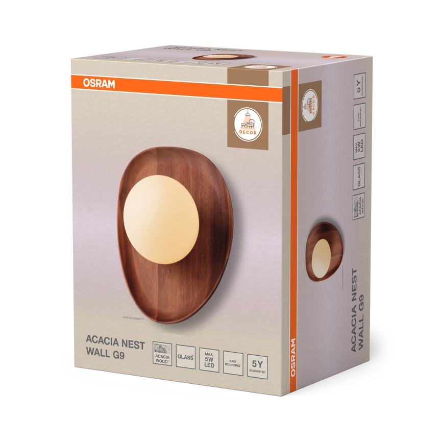 Osram - Zidna svjetiljka ACACIA NEST 1xG9/5W/230V akacija
