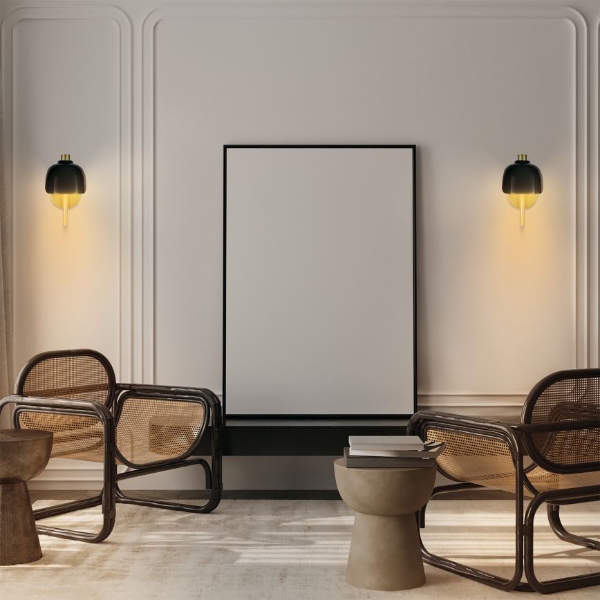 Osram - Zidna svjetiljka DECOR COROLLE 1xG9/20W/230V crna/zlatna