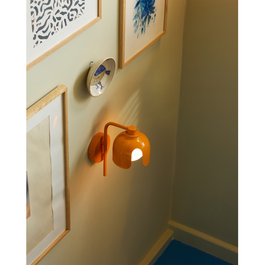 Osram - Zidna svjetiljka DECOR COROLLE 1xG9/20W/230V narančasta