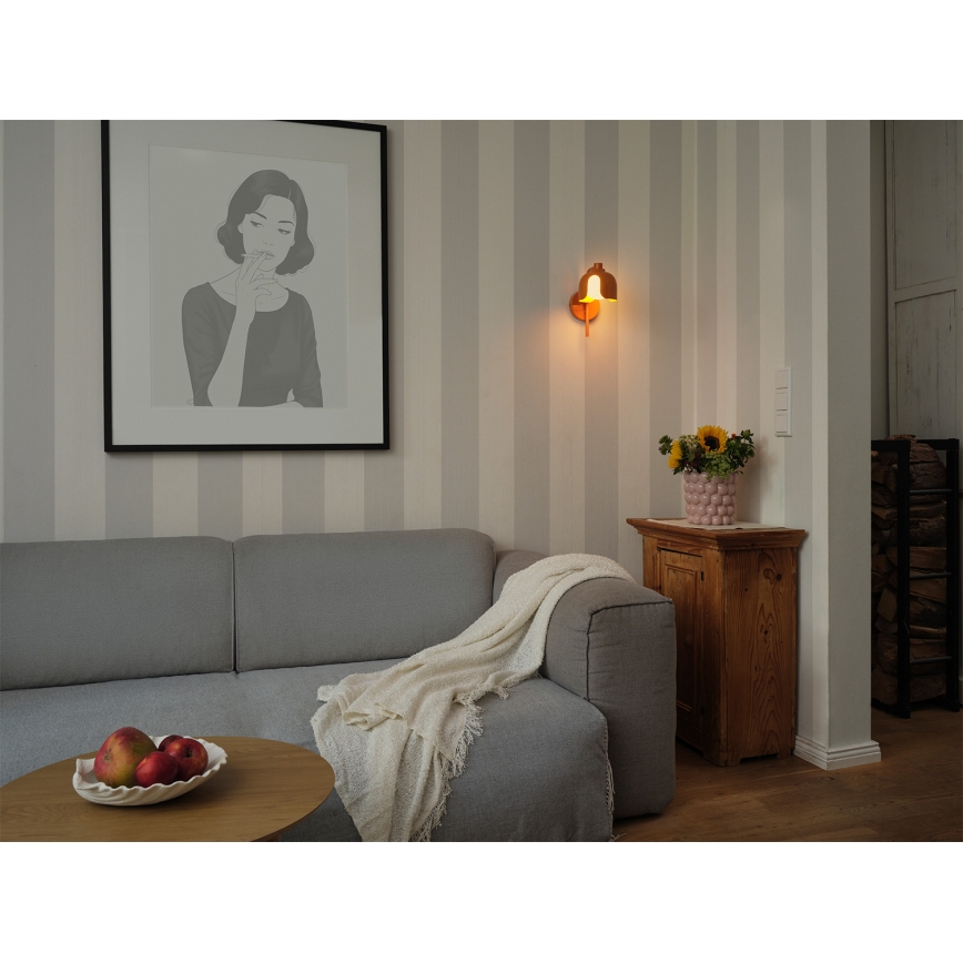 Osram - Zidna svjetiljka DECOR COROLLE 1xG9/20W/230V narančasta