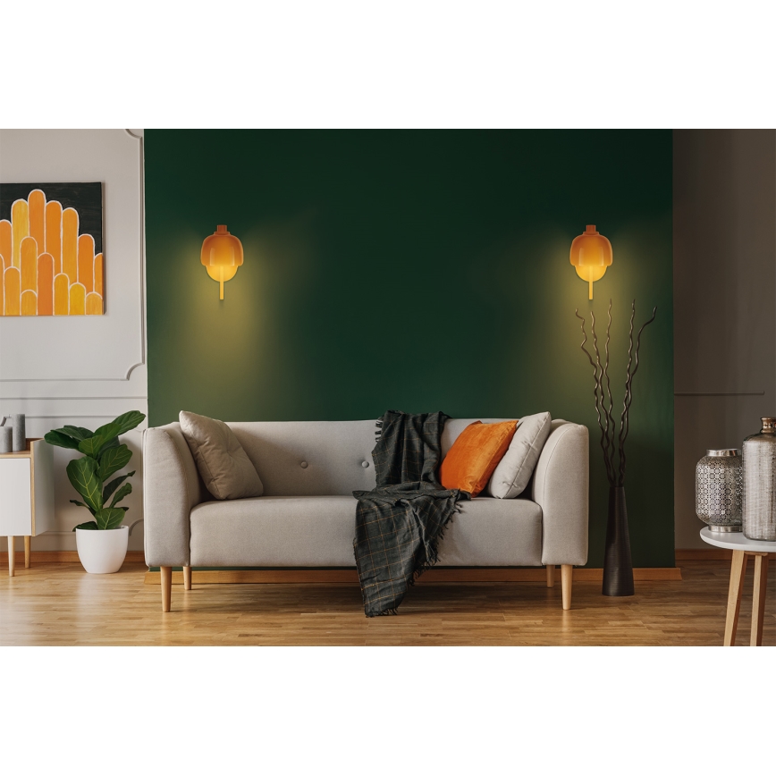 Osram - Zidna svjetiljka DECOR COROLLE 1xG9/20W/230V narančasta