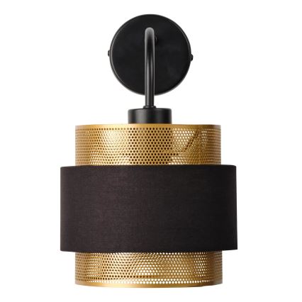 Osram - zidna svjetiljka DECOR HORNET 1xE27/10W/230V crna/zlatna