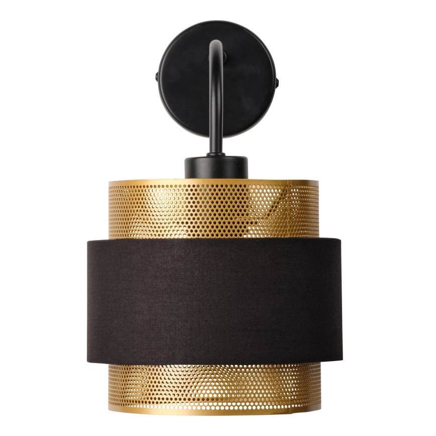 Osram - zidna svjetiljka DECOR HORNET 1xE27/10W/230V crna/zlatna