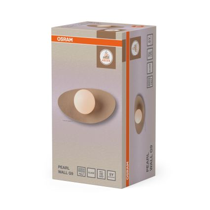 Osram - Zidna svjetiljka DECOR PEARL 1xG9/5W/230V bež