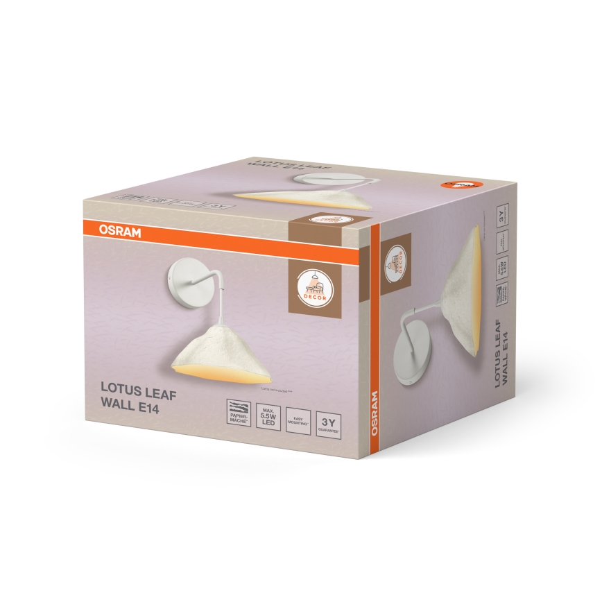 Osram - Zidna svjetiljka LOTUS LEAF 1xE14/5,5W/230V