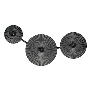 Osram - Zidna svjetiljka PLISSEE 3xE27/15W/230V antracit