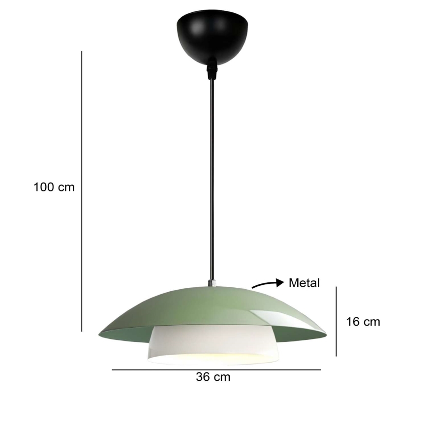 Osvjetljenje MOONLIGH 1xE27/40W/230V zelena