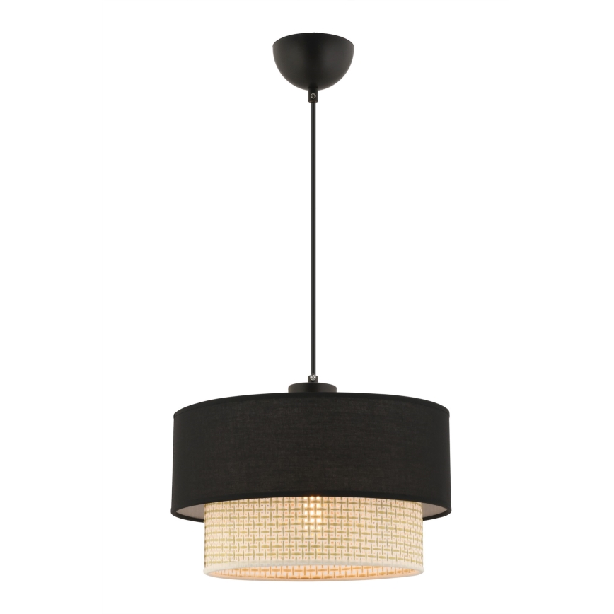 Osvježivač ECHO 1xE27/60W/230V crna/krem