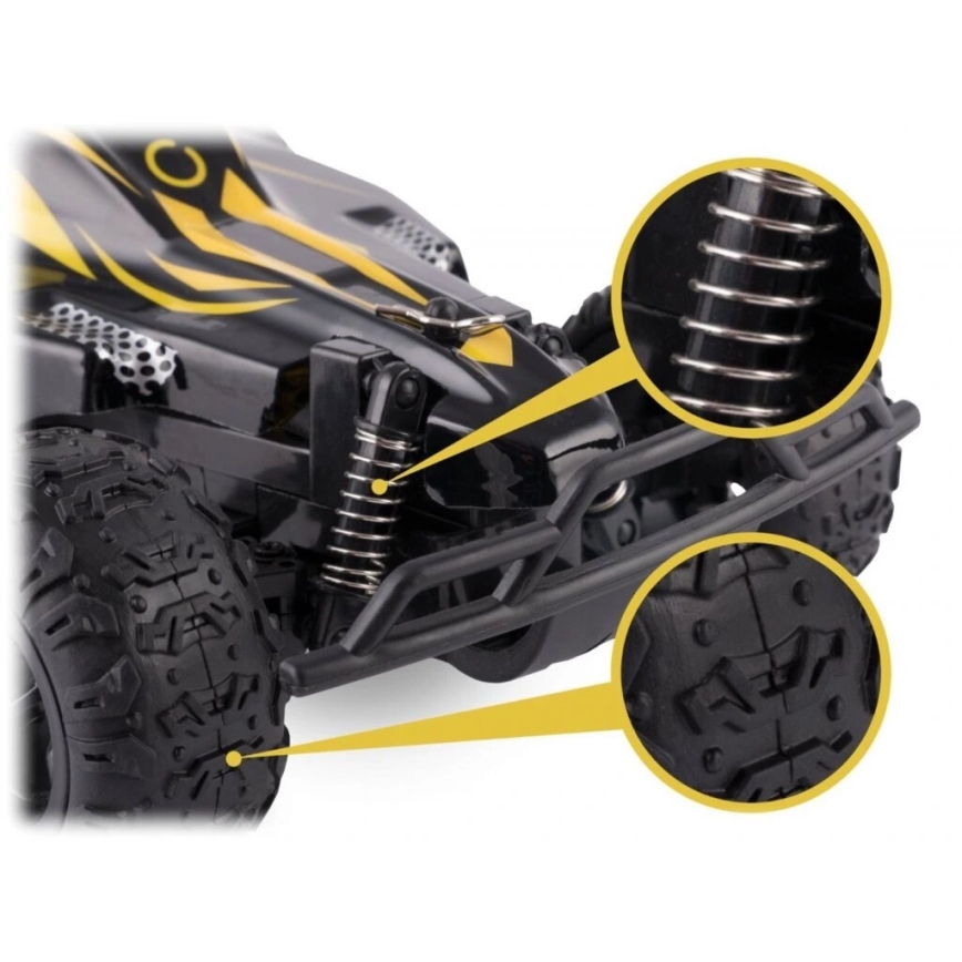 Overmax - RC auto s daljinskim upravljanjem X-RALLY 2.0 1200 mAh Crna/Žuta